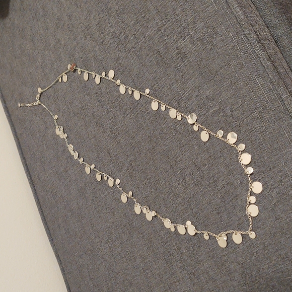 Lia Sophia long silver party necklace - Picture 1 of 3